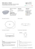 Раковина White Ceramic Idea Oval 50 W1020701