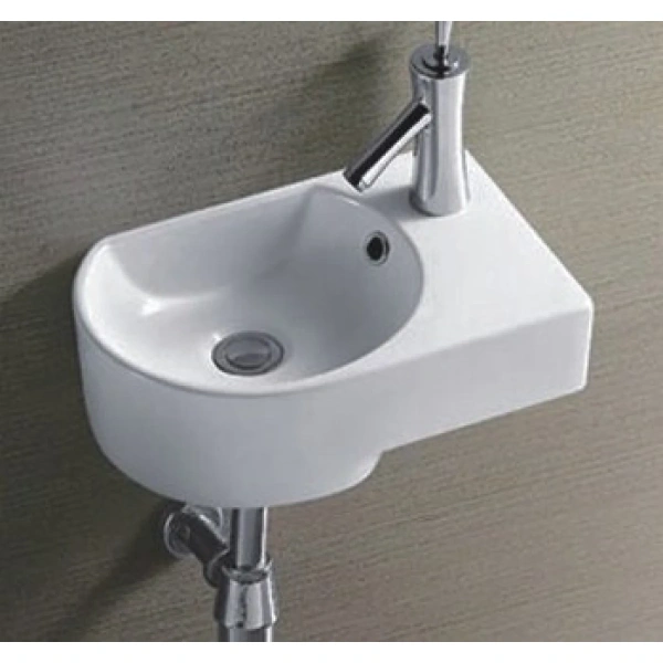 Раковина CeramaLux 9273L 41x27 см L, рукомойник, белый