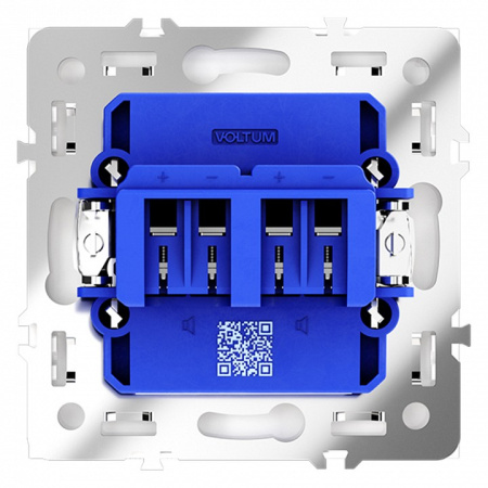 Розетка акустическая без рамки Voltum S70 VLS060303