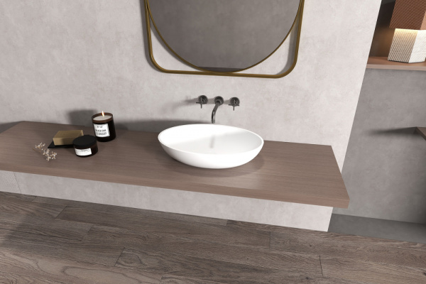 Раковина Abber Stein AS2635 белая матовая