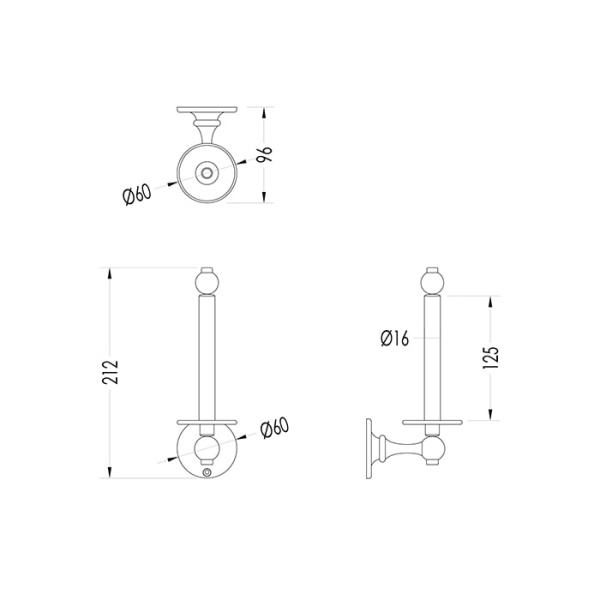 Держатель запасного рулона Devon&Devon Cavendish WM11CR/PS хром