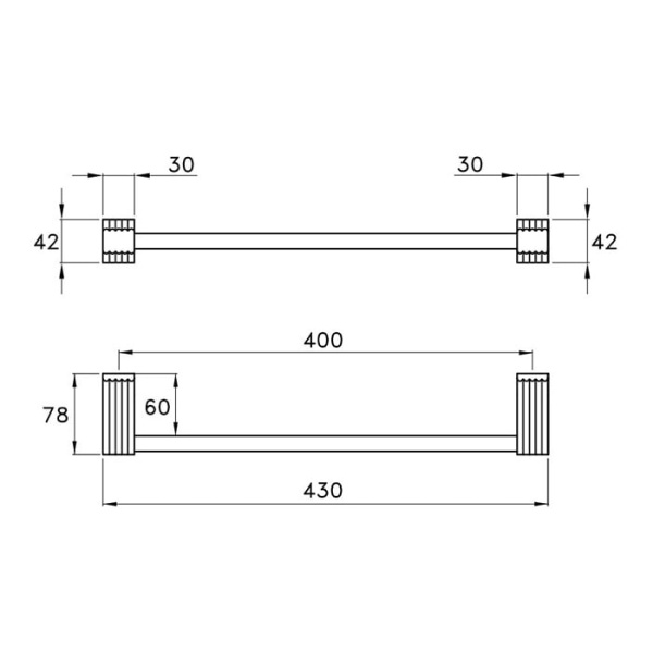Полотенцедержатель Stella Casanova 40 CS 10001 CR00