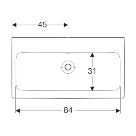 Раковина 90x48,5 см Geberit iCon 124093000