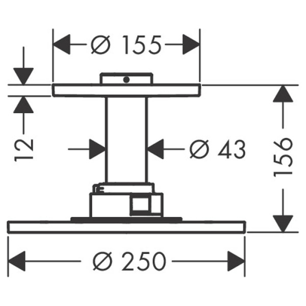 Верхний душ Axor ShowerSolutions 35297000