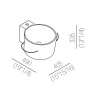 Раковина Agape Bucatini 40 ACER0740NZB *1