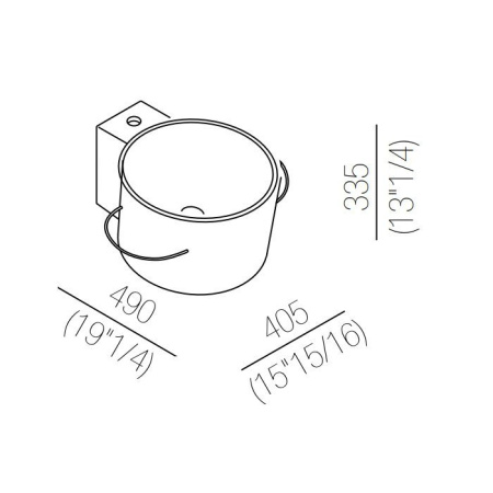 Раковина Agape Bucatini 40 ACER0740NZB *1