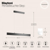 Подвесной светильник Maytoni Technical Шаг P010PL-L23W4K