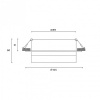 Встраиваемый светильник Hesby Lighting Nimbus HSBL_0129