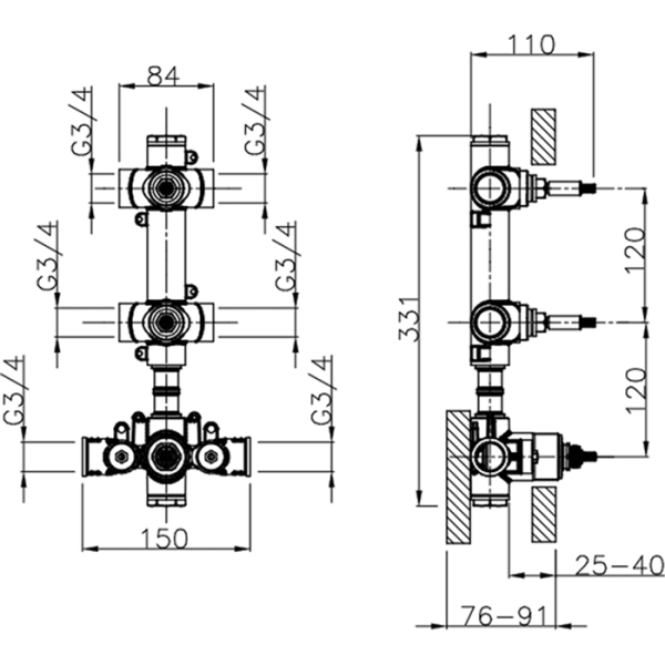 Смеситель Cisal Complementi ZA01V20004 золото