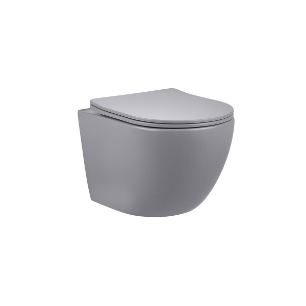 Подвесной унитаз Vincea Globo VT1-14SMG матовый серый