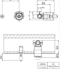 Cкрытая монтажная часть Villeroy & Boch Loop & Friends TVW10611B15076 золото