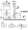 Комплект унитаз Roca Meridian 893104110 с инсталляцией