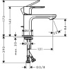 Смеситель для раковины hansgrohe Rebris 72550000