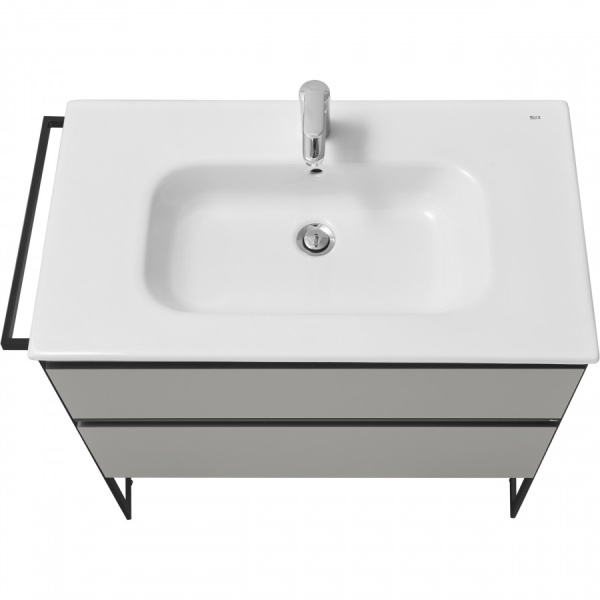 Тумба под раковину Roca Domi 80 ZRU9307874 серый матовый