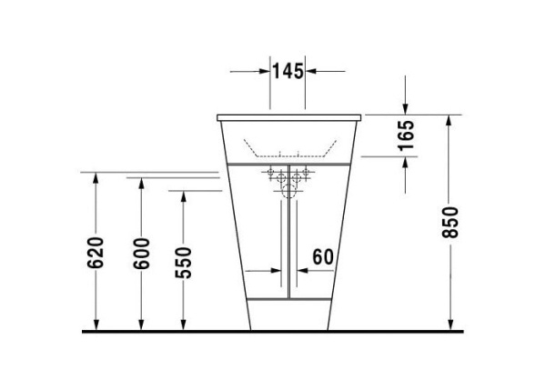 Тумба под раковину STARCK S1952008585