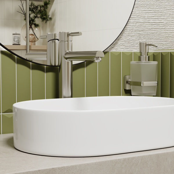 Смеситель для раковины WasserKRAFT Wern 4203H сталь