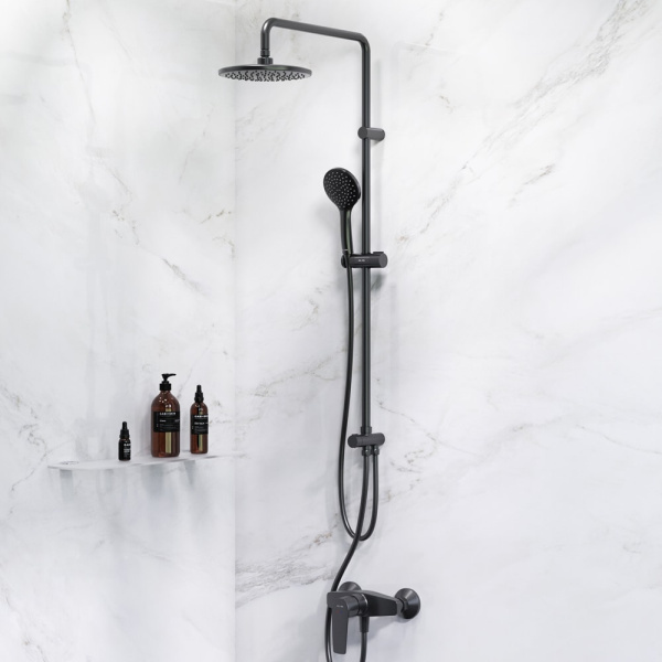 Комплект для душа AM.PM Gem F42890A24 со смесителем