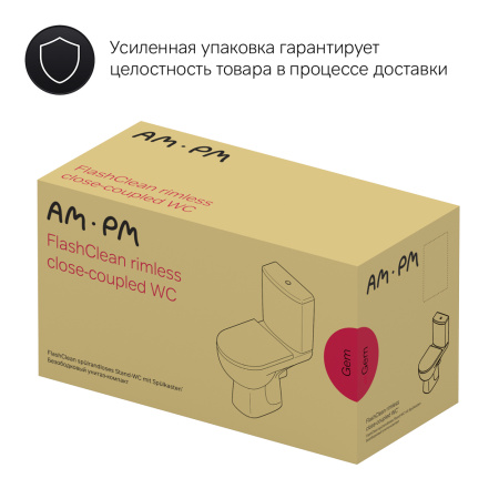 Унитаз-компакт Am.PM Gem C908607SC