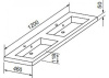 Раковина двойная Gorenje Amador 748273 120 см