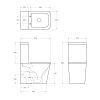 Унитаз-компакт безободковый BelBagno ARDENTE-R BB02093CPR