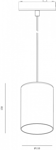 Подвесной светильник SWG PRO SLIM P-SLIM-150GLBL-6-CCT