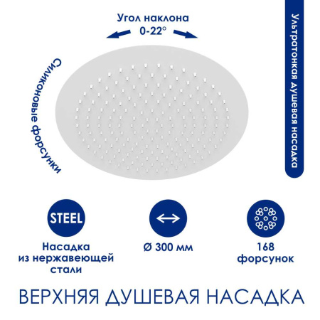 Душевая стойка WasserKRAFT A185.161.155.WM белый матовый