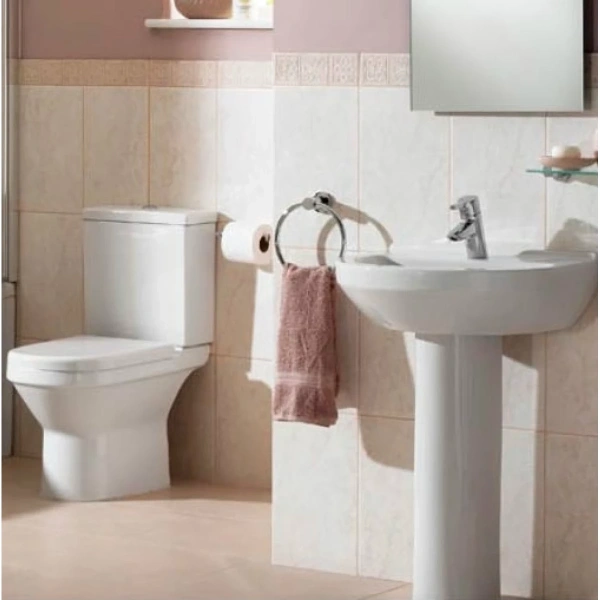 Унитаз-компакт Vitra S50 9767B003-7201 с сиденьем микролифт, белый