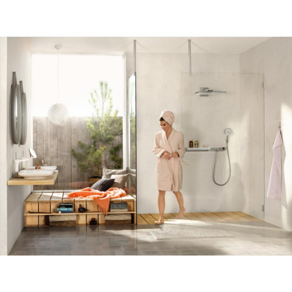 Смеситель для душа с термостатом hansgrohe ShowerTabletSelect 700 13184000 хром