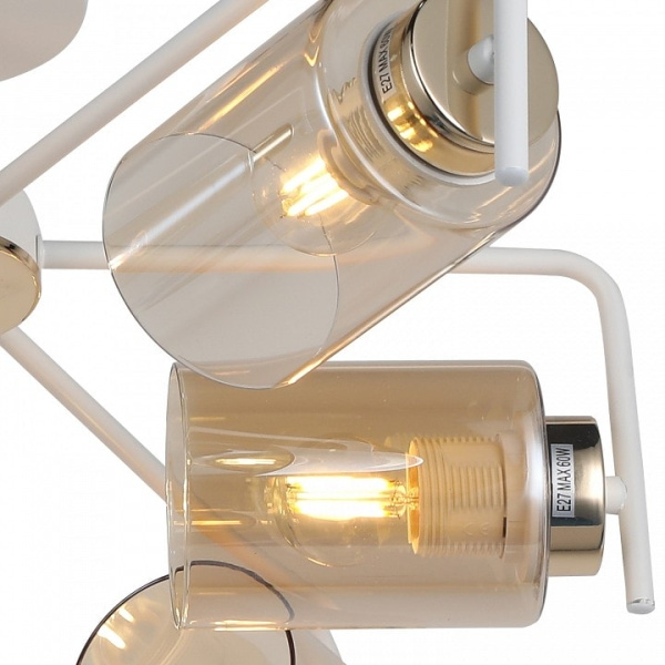Люстра на штанге ILLUMICO IL8248-6COU-79 WH GD