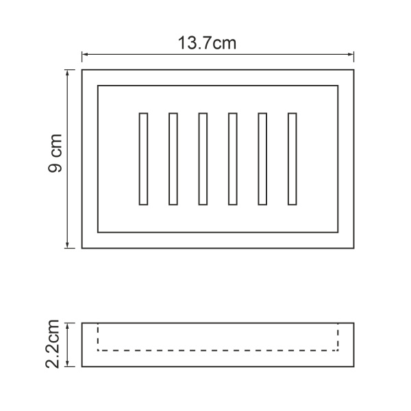 Мыльница WasserKRAFT K-3700 K-3729 черная