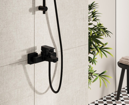 Смеситель для ванны Vitra Root Square A4273736EXP черный матовый