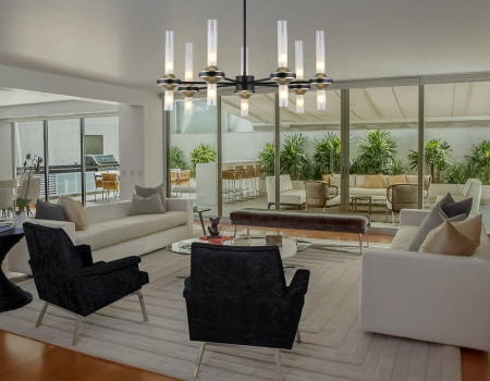 Люстра на штанге Ambrella Light HIGH LIGHT LH55353