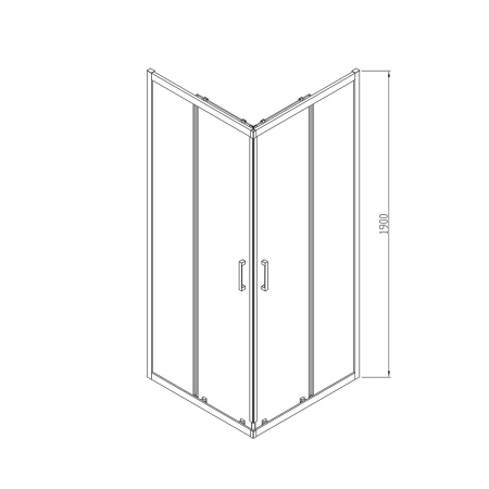 Душевой уголок Vincea Alpha VSS-3AL900MT