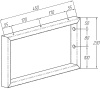 Комплект кронштейнов Aquanet Магнум 00320678 белый матовый