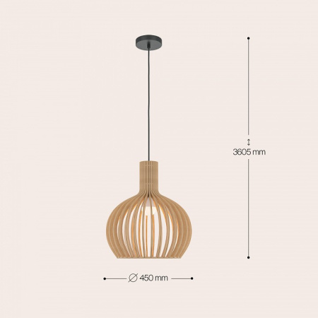 Подвесной светильник Maytoni Roots MOD194PL-01W1
