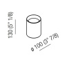 Стакан Agape Constellation ACOM0302MC белый