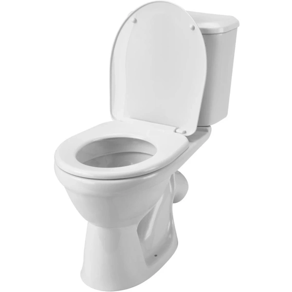 Унитаз-компакт Santek Бореаль 1.WH30.2.143 косой выпуск, с сиденьем, белый