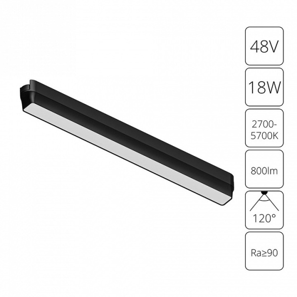 Накладной светильник Arte Lamp Rapid A2968PL-1BK