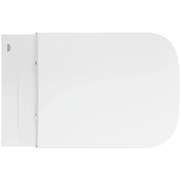 Унитаз подвесной Grohe BauEdge Ceramic 106740SH00 безободковый, с сиденьем микролифт, альпийский белый