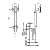 Душевой гарнитур Fantini Icona Classic 53 02 R043