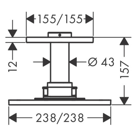Верхний душ Axor ShowerSolutions 35312000