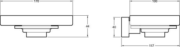Мыльница Jacob Delafon EO E77868-CP