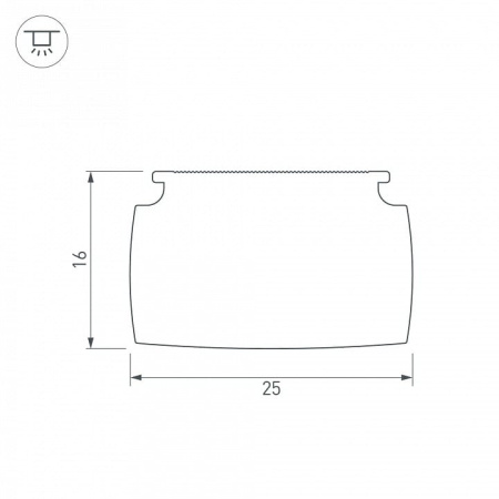 Рассеиватель Arlight SL-LINE 041797