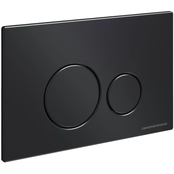 Инсталляция для унитаза Ceramica Nova Envision Round CN1001B с кнопкой смыва, черный матовый