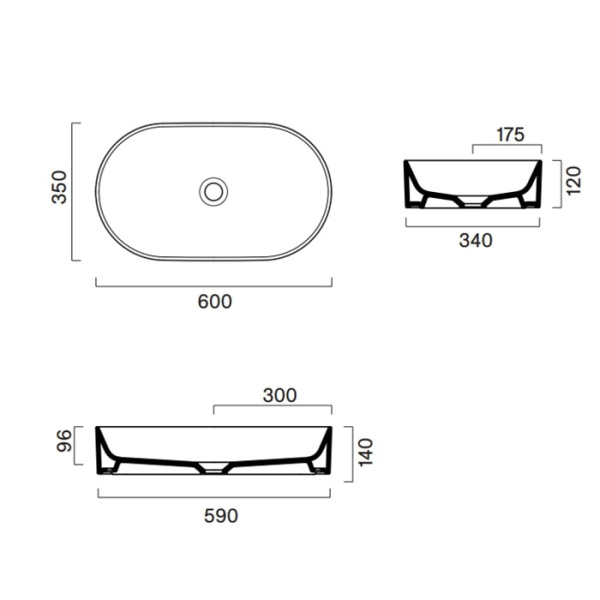 Раковина Catalano Zero 60 0122600001