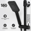 Душевая стойка WasserKRAFT A11401 черный Soft-touch
