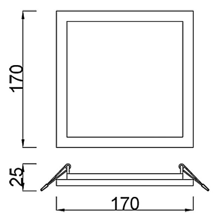 Встраиваемый светильник Mantra Saona C0192