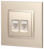 Розетка Ethernet RJ-45 без рамки Эра Эра Elegance 14-3108-04