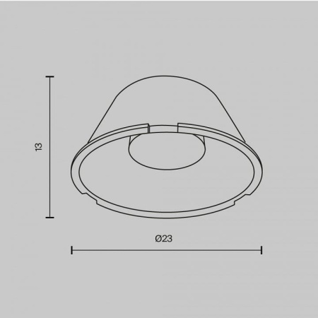 Линза Maytoni Technical Аксессуары LensD25-30