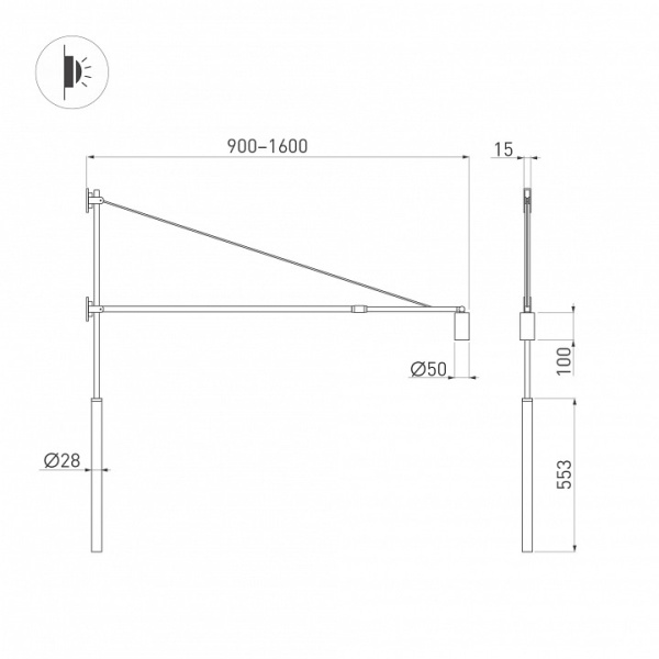 Бра Arlight KANEL 059601